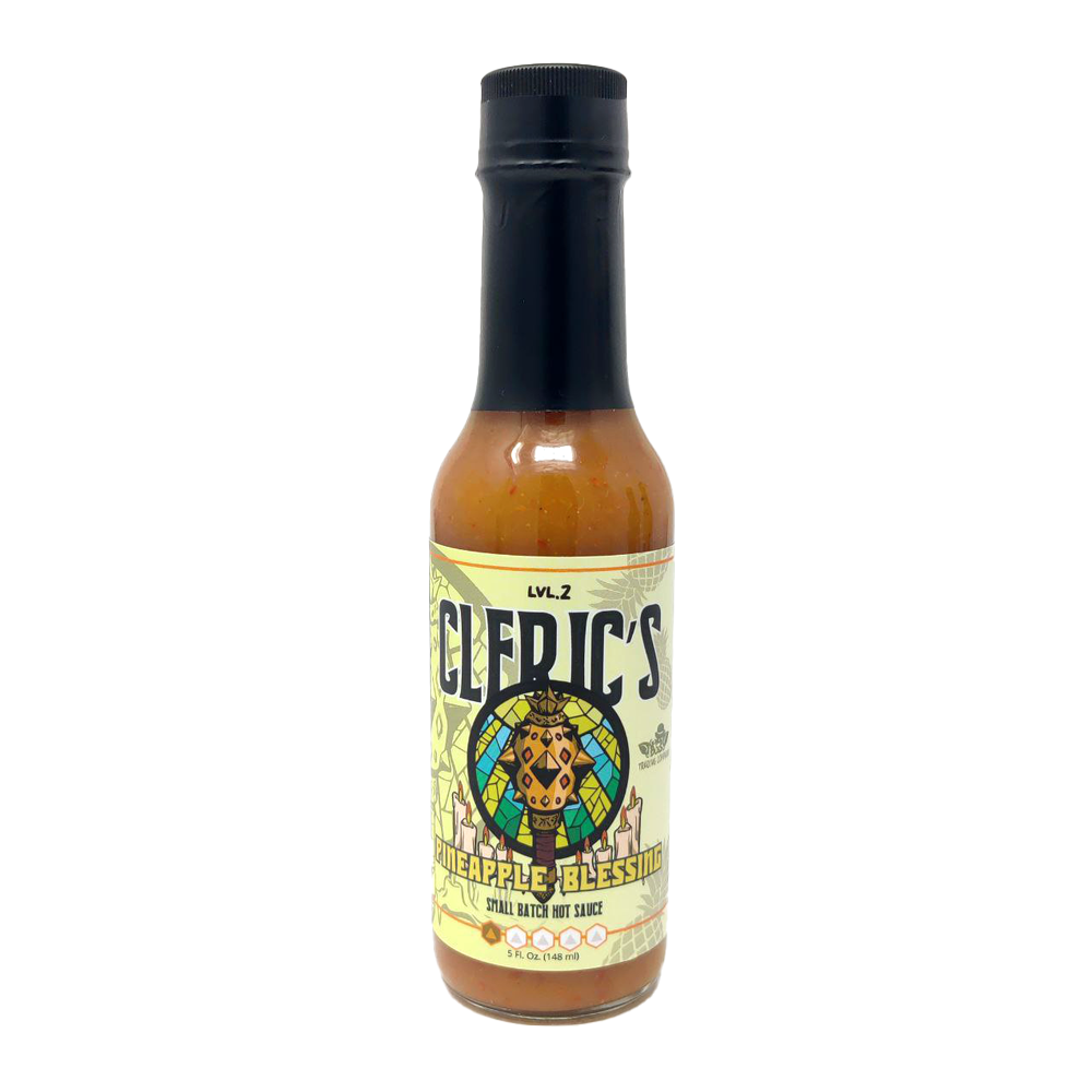 Goblin Boss Cleric's Pineapple Blessing Hot Sauce