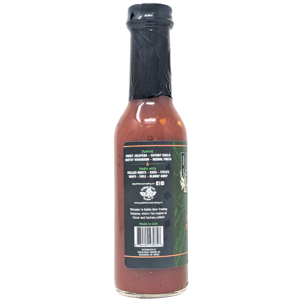 Goblin Boss Ranger's Menacing Mushroom Hot Sauce
