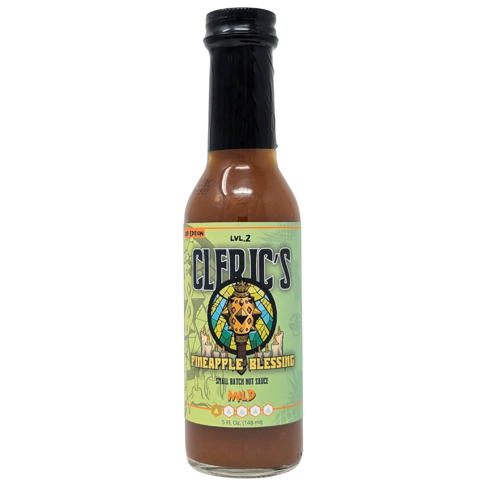 Goblin Boss Cleric's Pineapple Blessing Hot Sauce