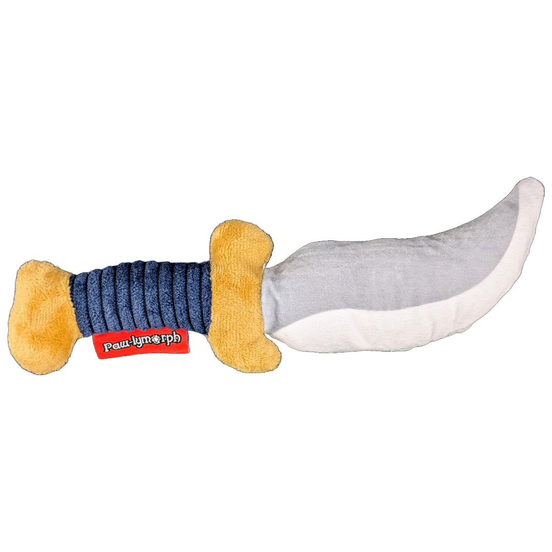 Pawlymorph Rogue’s Dagger – Plush Squeaky Dog Toy