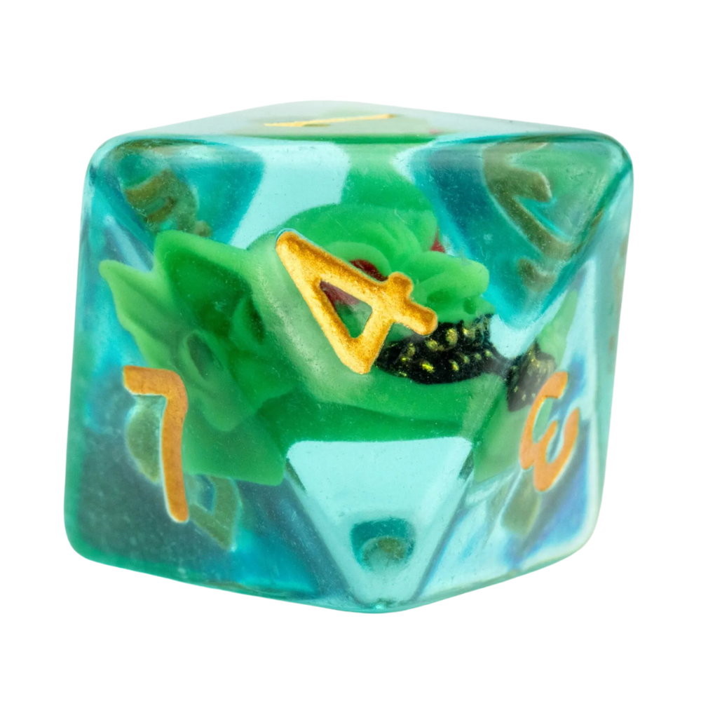 FanRoll Paizo Pathfinder Goblin Inclusion 16mm Dice Set
