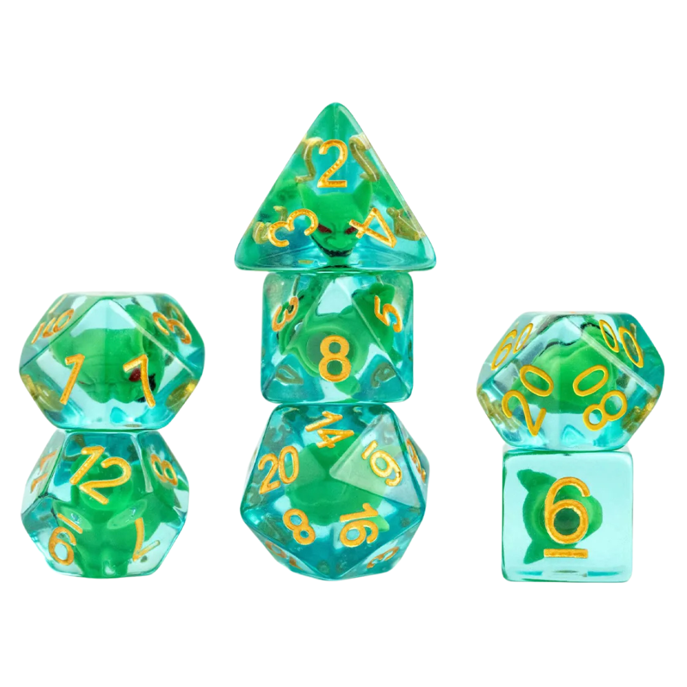 FanRoll Paizo Pathfinder Goblin Inclusion 16mm Dice Set