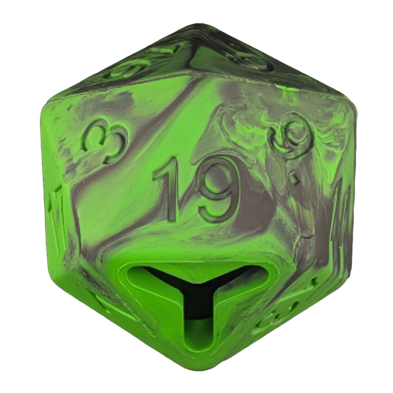 Pawlymorph Murky Swamp Barbarian Strength Treat-Dispensing D20
