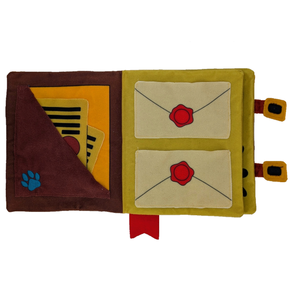 Pawlymorph Wizard's Spellbook Dog Toy – Interactive Treat-Hiding Plush