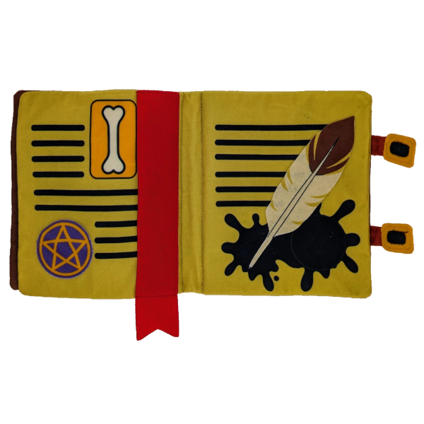 Pawlymorph Wizard's Spellbook Dog Toy – Interactive Treat-Hiding Plush