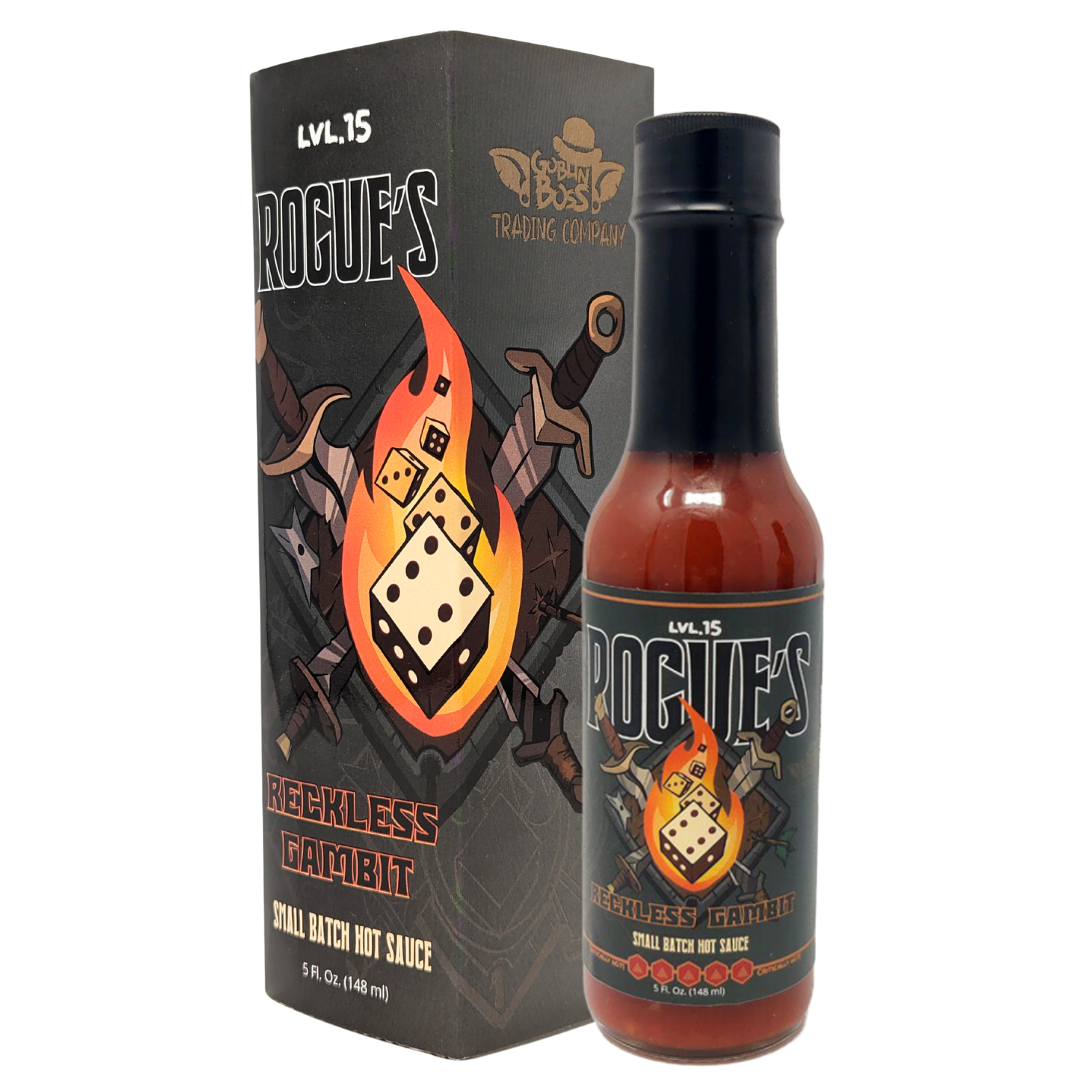 Goblin Boss Rogue’s Reckless Gambit Hot Sauce